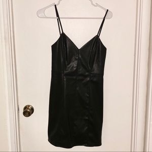 Express Dresses - Pleather Black Mini Dress Express Dresses - Pleather Black Mini Dress